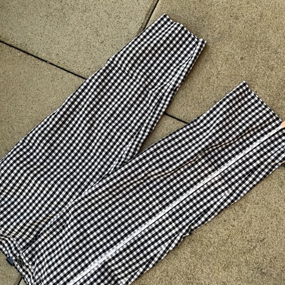 Karen Scott Gingham Capri Pants - Picture 4 of 5